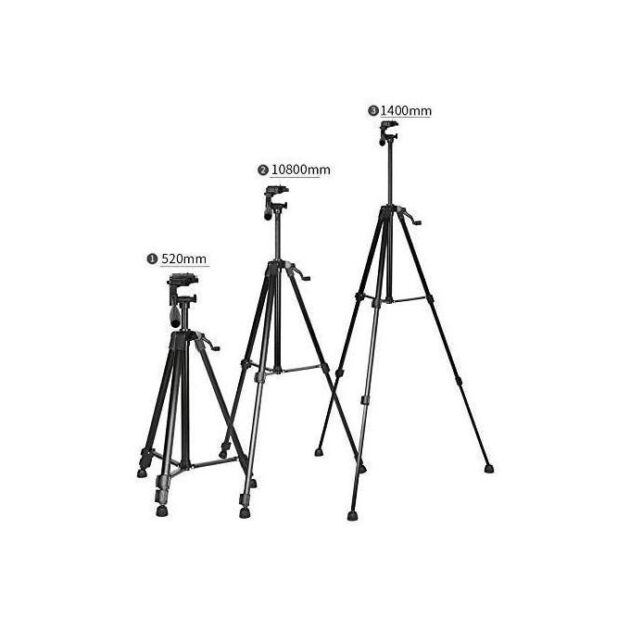 حامل ثلاثي للكاميرا والهواتف - Tripod 3366 - الصورة 5