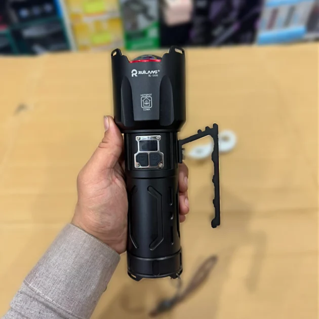 مصباح Ruilang RL-2406 متعدد الوظائف – قوة إضاءة خارقة مع زووم! - الصورة 8
